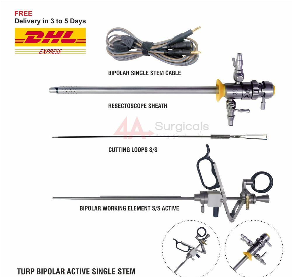 4A TURP Bipolar  Active Single Stem Set