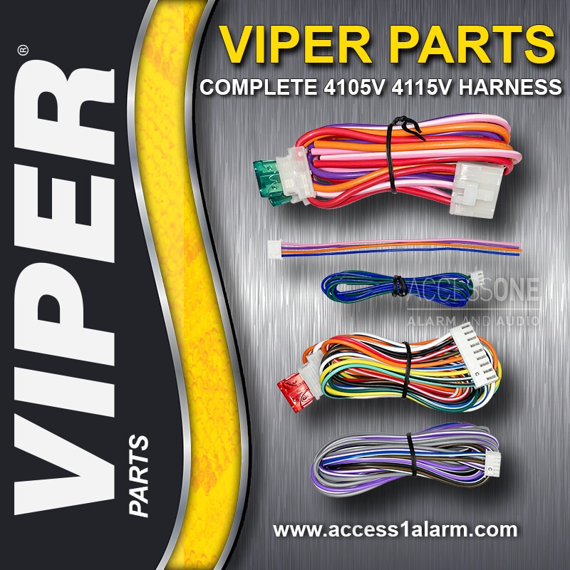 Viper 4105V or 4115V Remote Start Complete Replacement Wiring Harness
