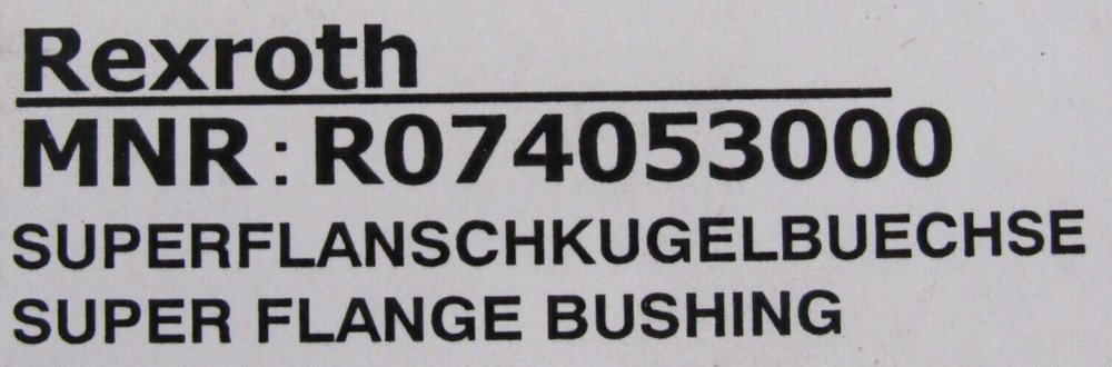 NEW REXROTH R074053000 FLANGED BUSHING