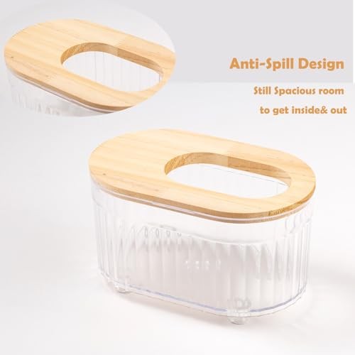 Transparent Oval Hamster Sand Bath Box for Hamster Cage Accessories, Digging