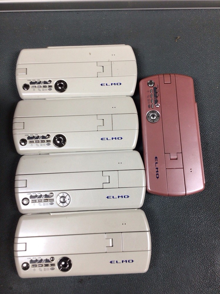 5x Elmo MO-1, 1x MX-1 Portable Visual Presenter Document Camera Untested
