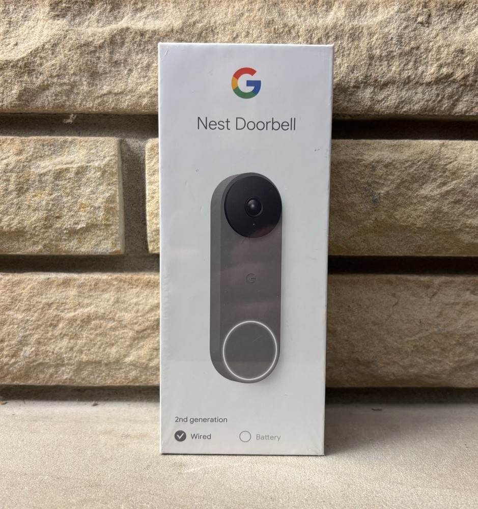 Google Nest Doorbell, Wired - Ash