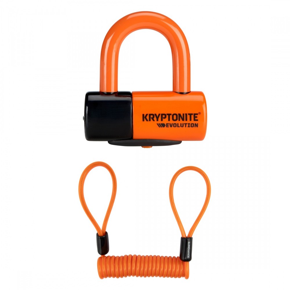 Kryptonite Evolution Disc Lock Premium Pack - Heavy-Duty 14mm Hardened Steel