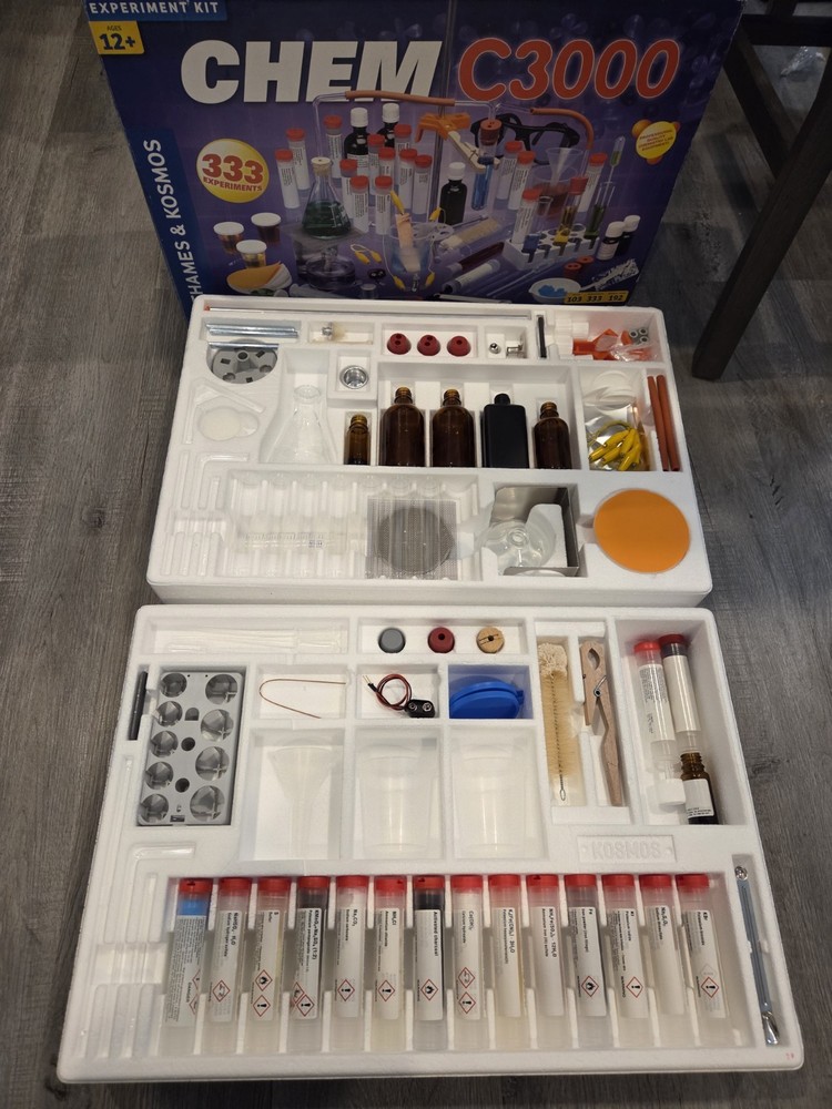OPEN Thames & Kosmos C3000 Version 2.0 Advanced Chemistry Set 333 Experiments