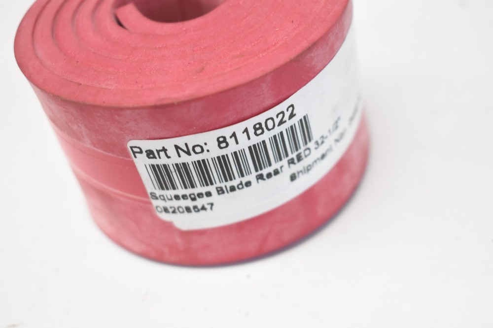 Rear Squeegee Blade 8118022 Red Unit Replacement For ICE Trusted Clean Use