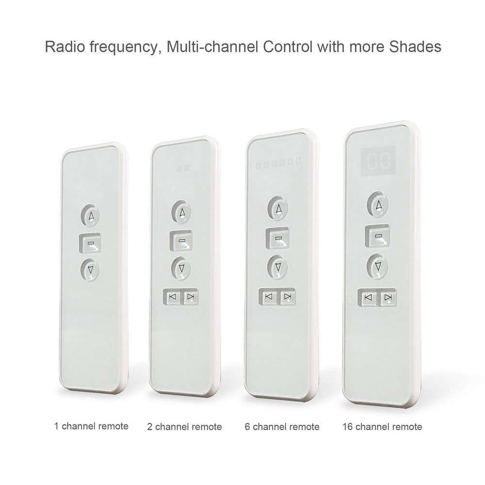 AC123-06D RF Transmitter, Blinds Remote Control Multi-Channel For AOK, Sortfle
