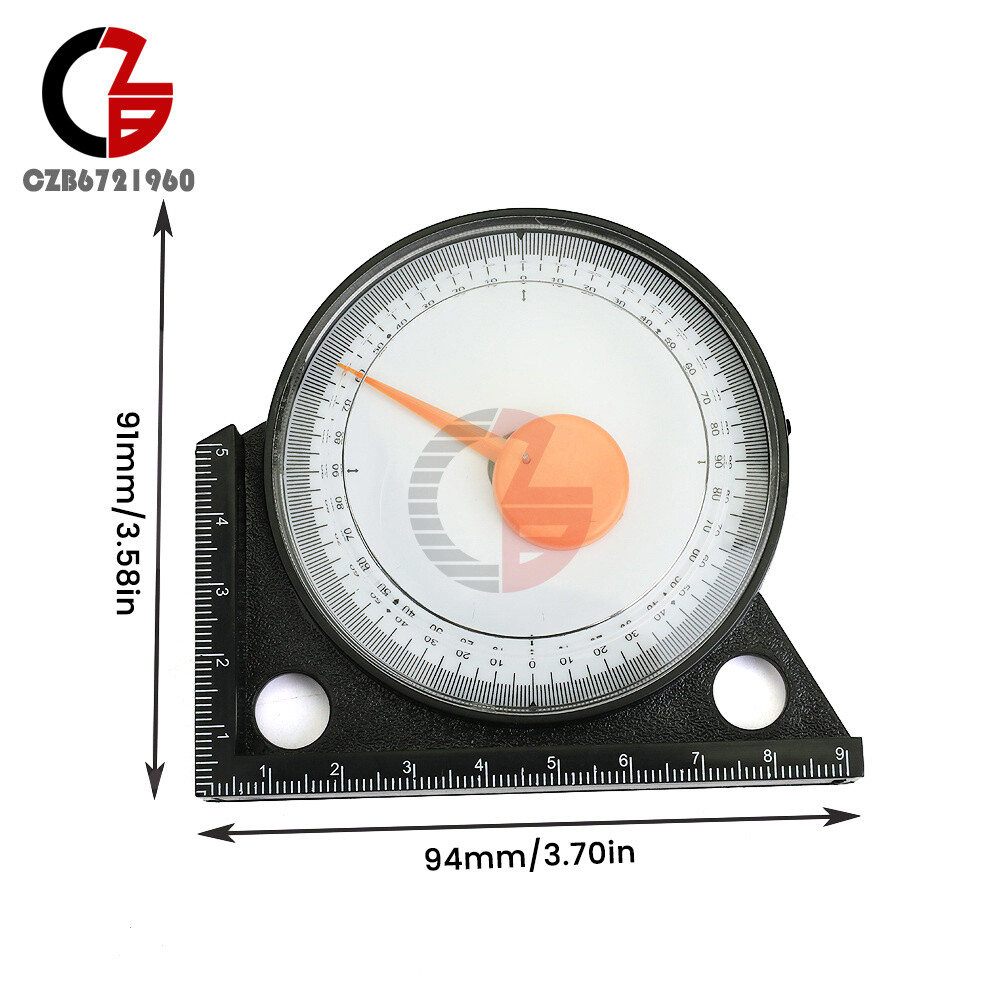 Measuring Inclinometer Level Box Gauge Angle Meter Finder Protractor with Scale