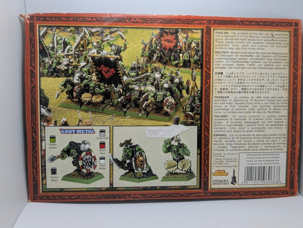 Warhammer - Orc Warrior Regiment - Incomplete - No box