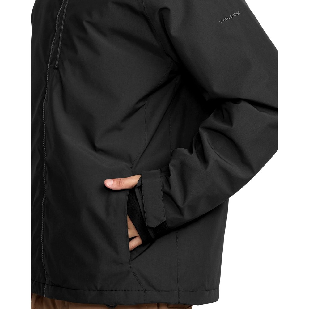 Volcom 2836 Insulated Men's Winter Jacket, Black, Medium