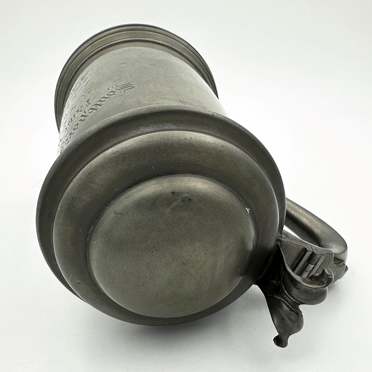 VICTORIAN SOUTHPORT ROWING CLUB ROWING PEWTER TROPHY CUP 1872 J DIXON & SONS