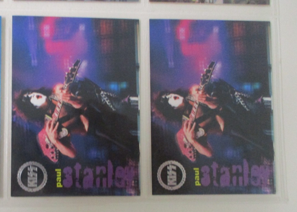 2 KISS PAUL STANLEY CARDS
