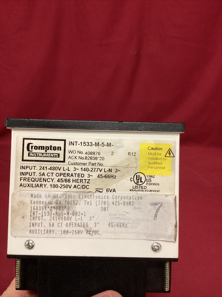 COMPTON INTEGRA 1530 POWER METER