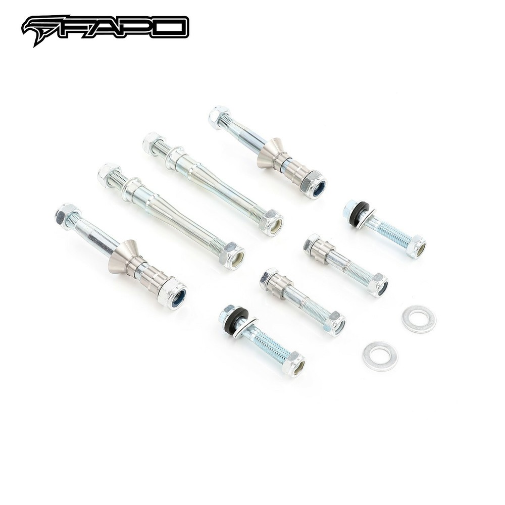FAPO Front Steering Drift Lower Control Arm Wide Angle Kit For BMW E46