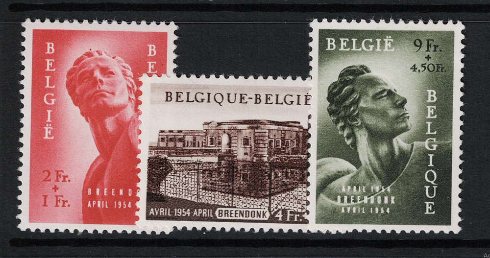 Belgium SC# B558 - B560 Mint Light Hinged - S18230