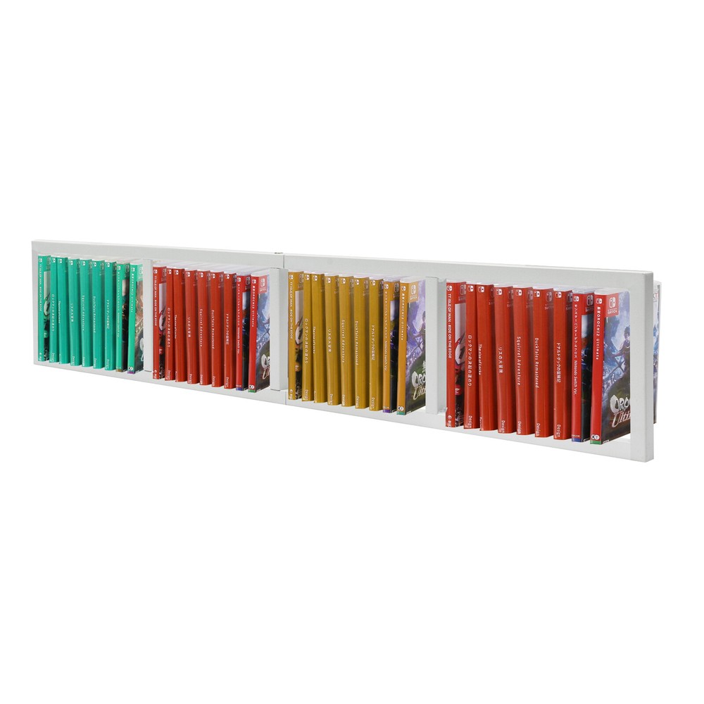 CD DVD Acrylic Boxes Display Rack Video Game Organizer Wall Mount 3 Pack White