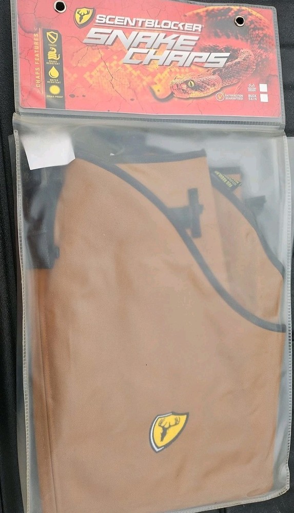 Blocker Outdoors Snake Chaps - Buckskin - Regular