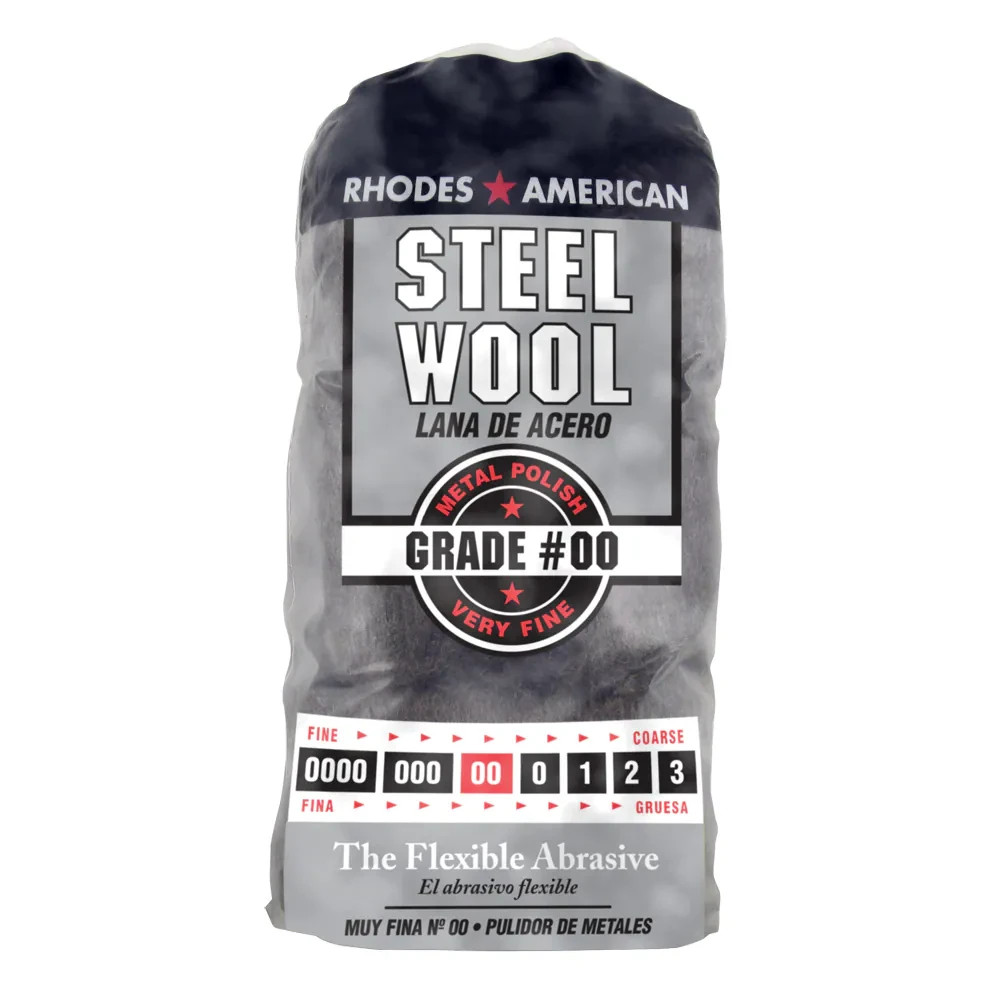Fine Grade #00 Steel Wool (12-Pad)