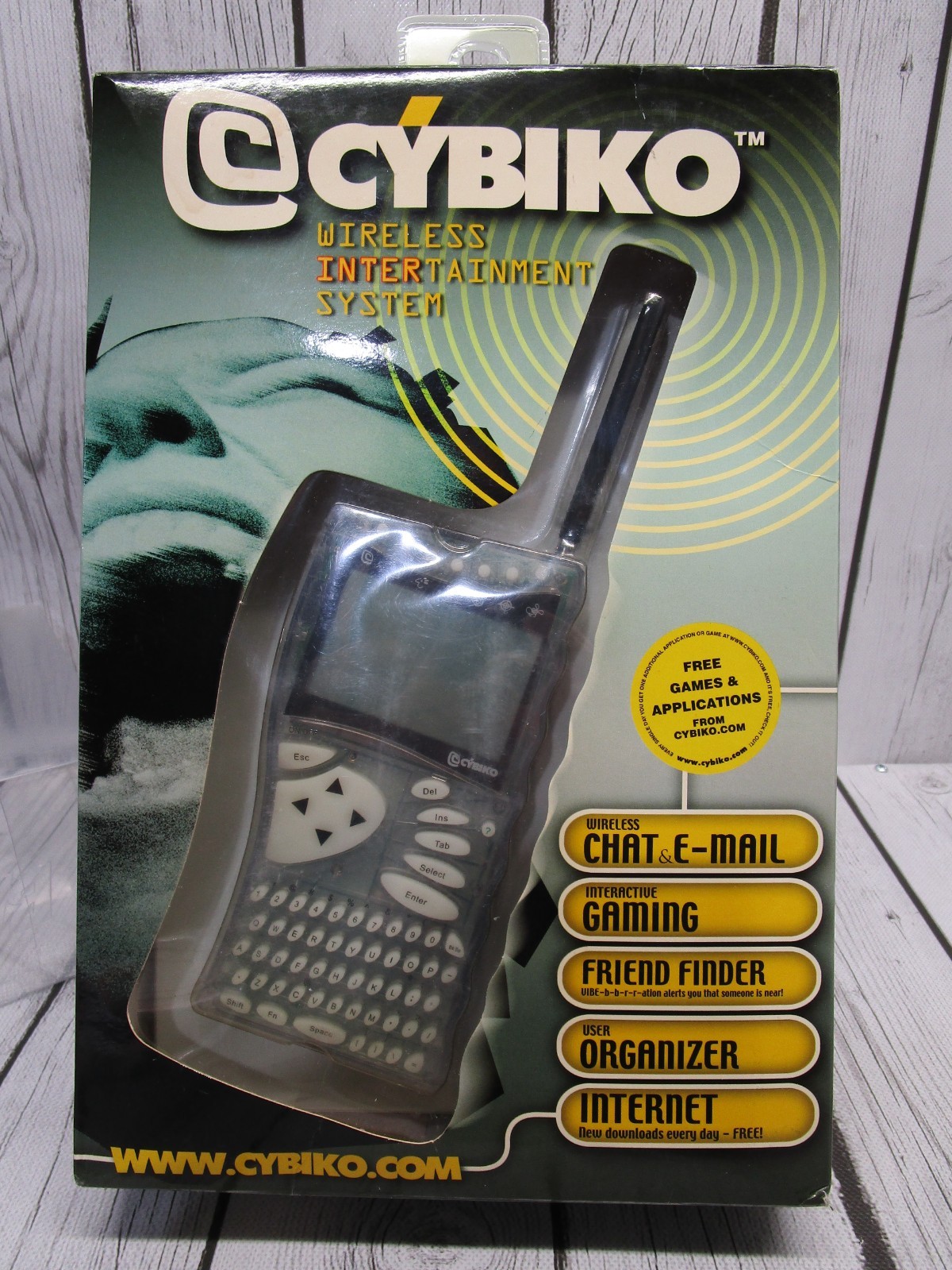 Cybiko Wireless Inter-Tainment System Handheld Computer Clear - NEW Open Box!