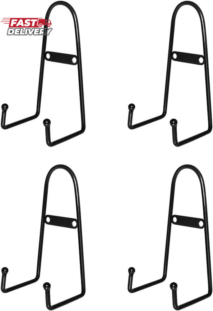 MOCOUM 4 Pack Wall Mount Plate Display Stands, Medium Wall Easel Holder Plate Ha
