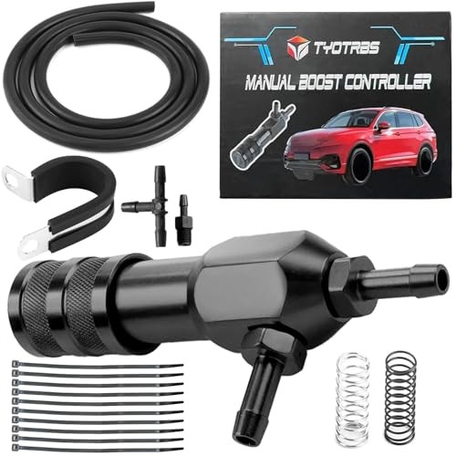 2025 Manual Boost Controller Kit, 1-30 PSI Car Turbo Boost Controller, Black