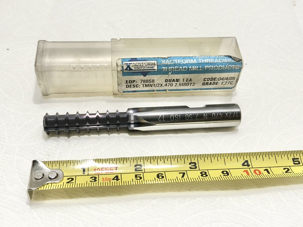 XactForm TMN 1/2 x .470 Solid Carbide Thread Mill 78858