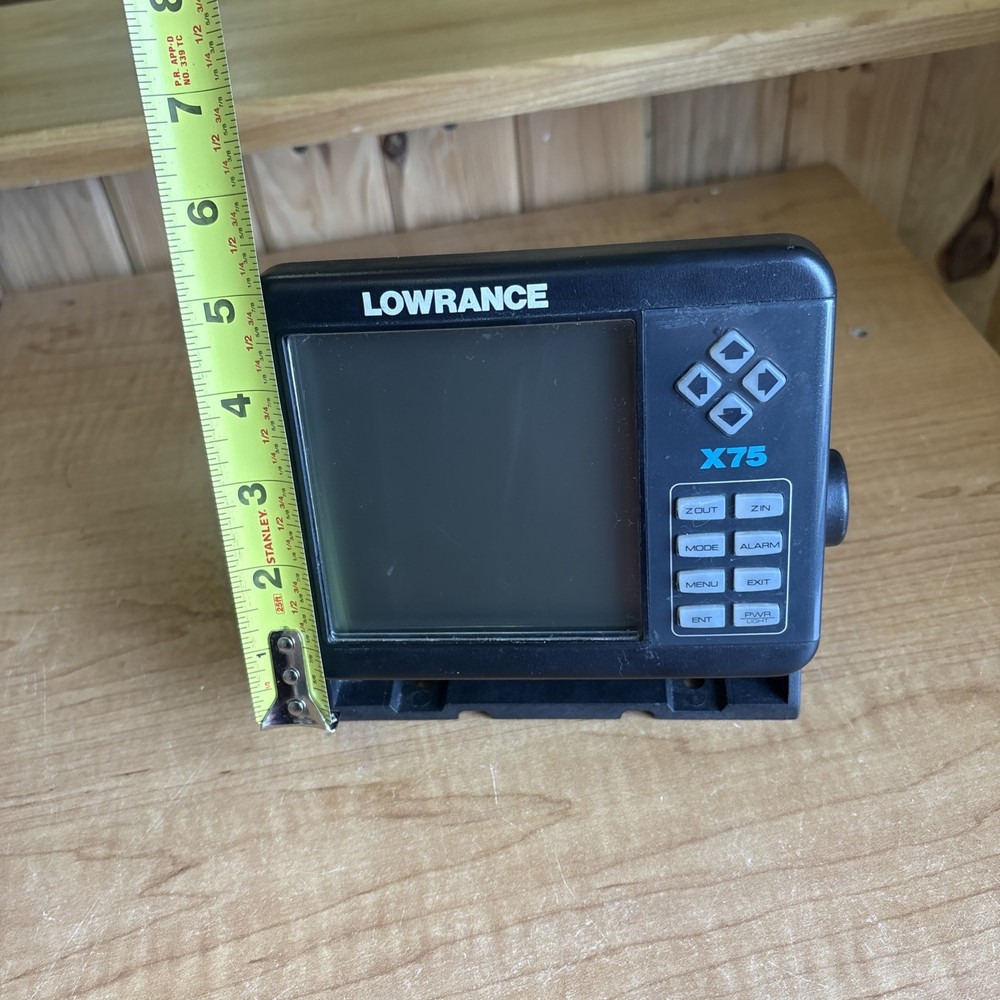 Lowrance X 75 Head Unit Fish Depth Finder Display Console Only 🔥🔥🔥