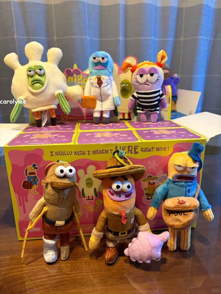 Bikini Bottom Buddies Series 2 Blind Box Plush Keychain Toy Gift HOT Authentic