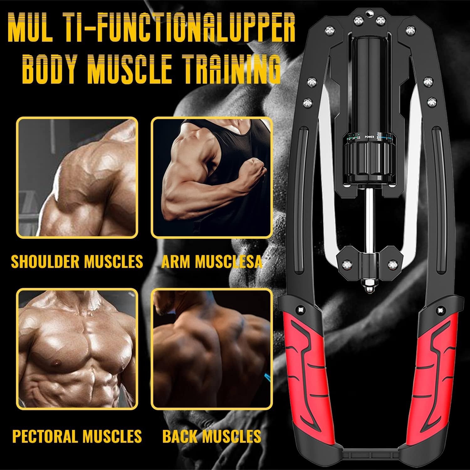 Twister Arm Exerciser - Adjustable 22-440lbs Hydraulic Power/ Arm Exercise Eq...