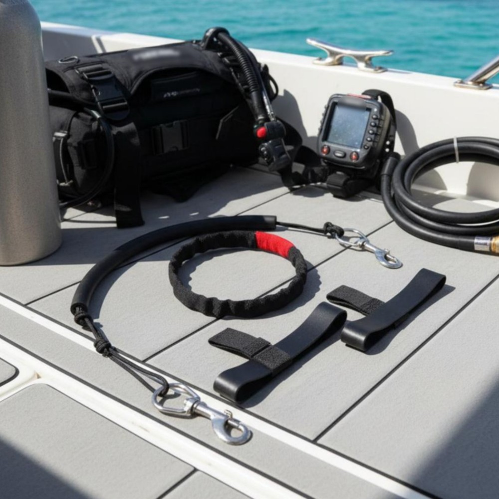 Cylinder Stage Bottle Rigging Kit Comfortable Grip Dive Cylinder Rigging Kit
