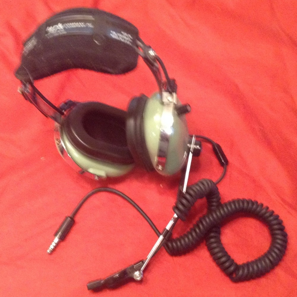 USED David Clark Pilot Aircraft Aviation H10-76 Headset with Mic - Untested