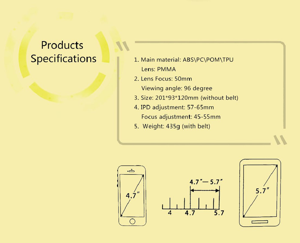 3D Glasses VR Box Headset Virtual Reality Goggles