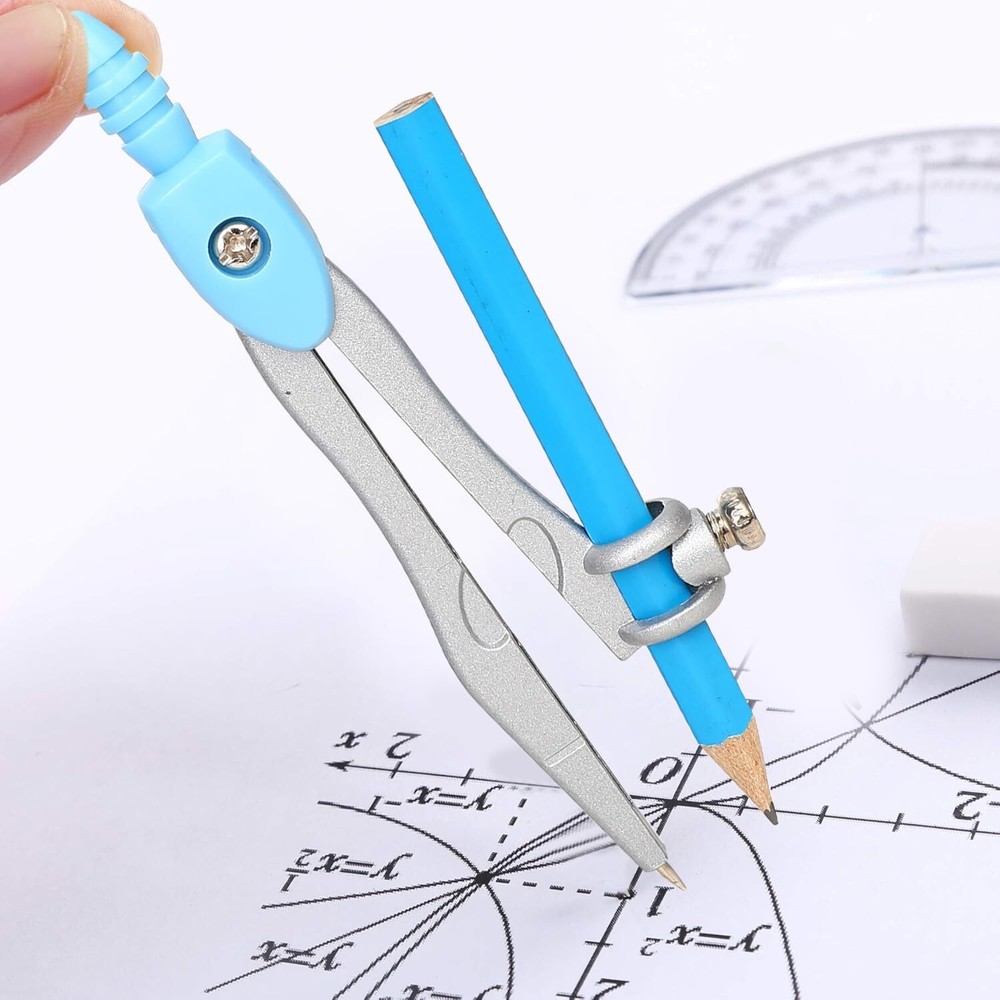 Compass Geometry Tool Geometry Set Drafting Drawing Compass and Protractor Set
