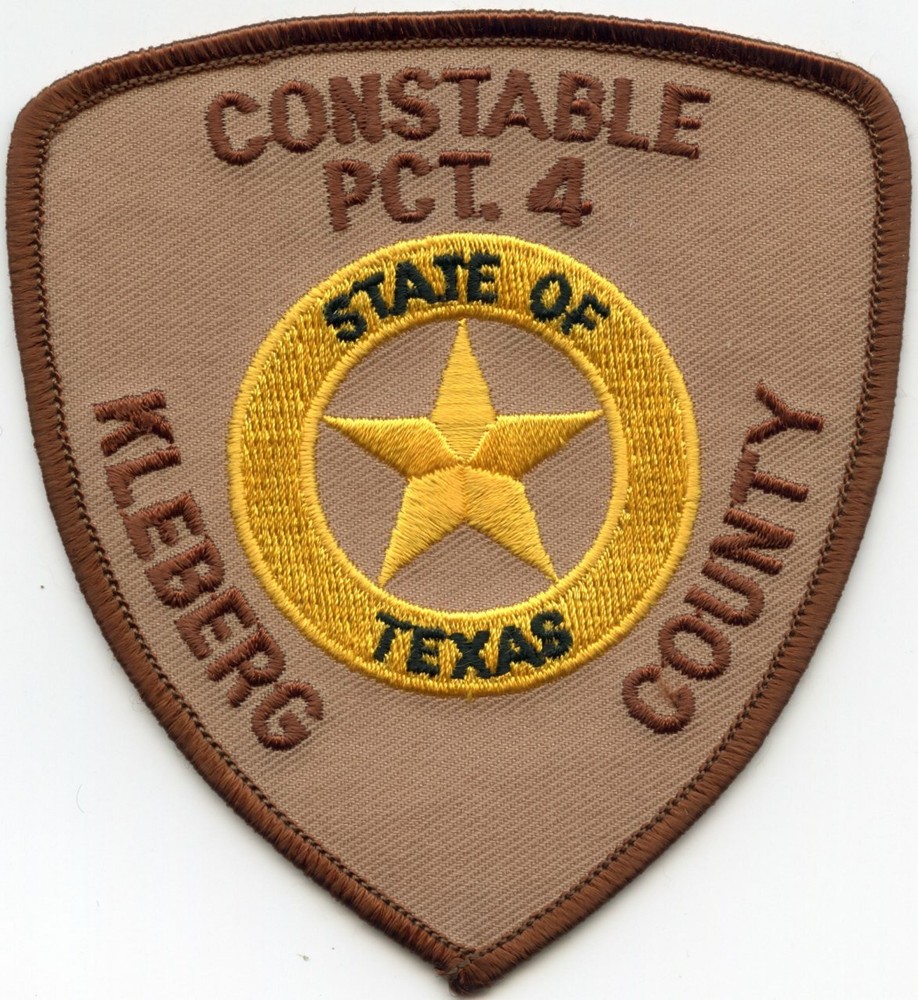 KLEBERG COUNTY TEXAS TX Precinct 4 CONSTABLE sheriff police PATCH