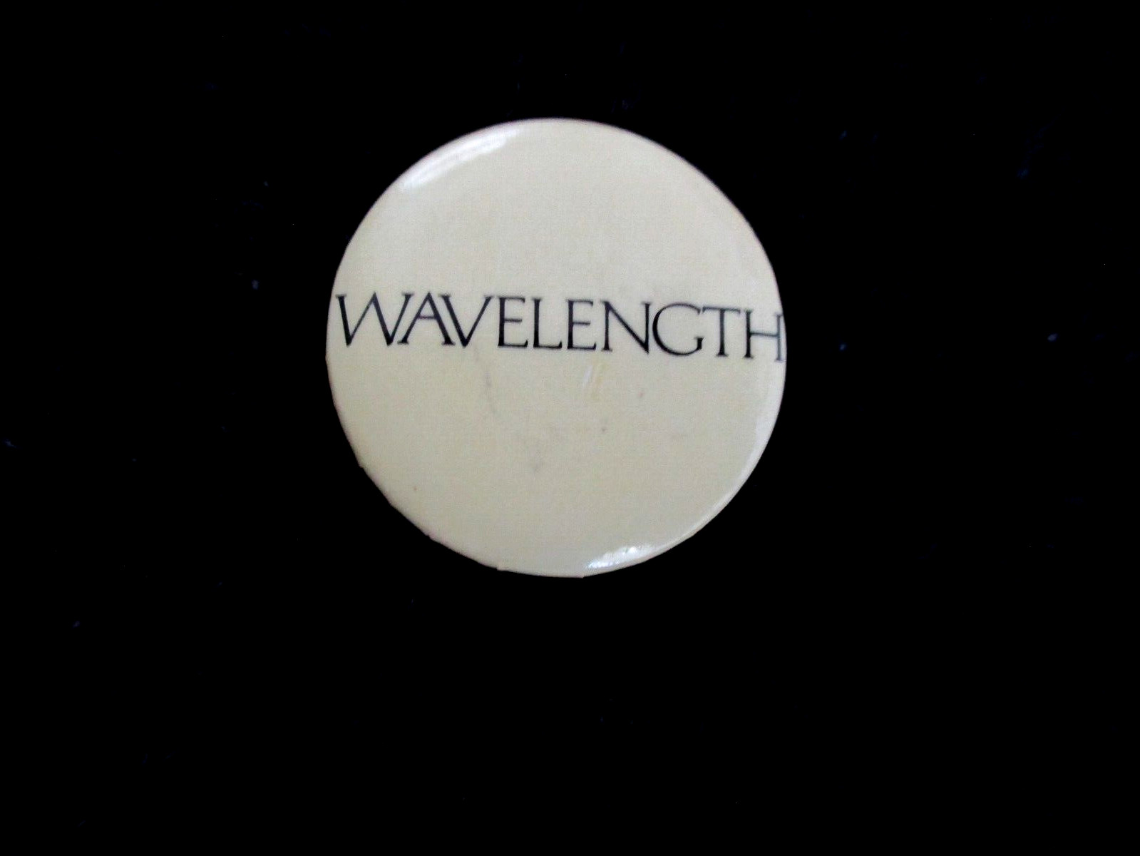 Van Morrison WAVELENGTH, Pinback (1")  Warner Bros. PROMO 1978