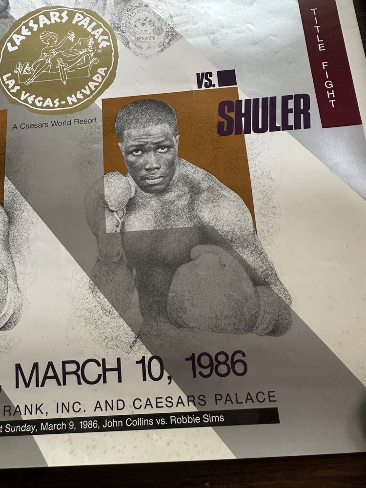 boxing poster
