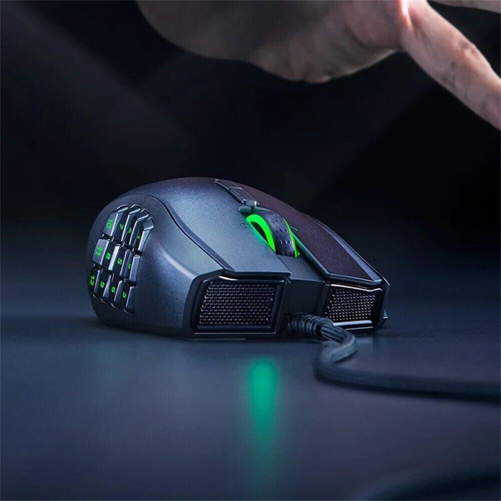Razer Naga Left Handed MMO Edition Gaming Mouse with 12 Programmable Button