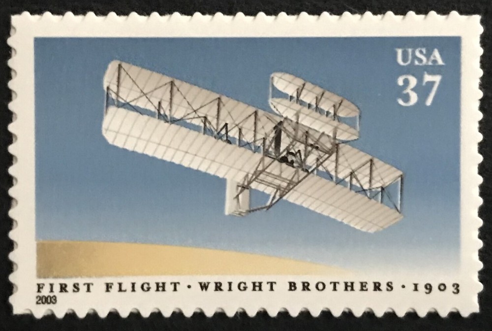2003 Scott #3783 - 37¢ - FIRST POWERED FLIGHT - Single Mint NH