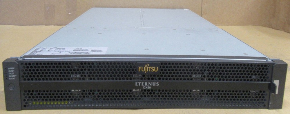 Fujitsu Eternus CS800 S2 DX80 Array 24TB HDD CA07237-E120 2x CA07145-C661 I/O