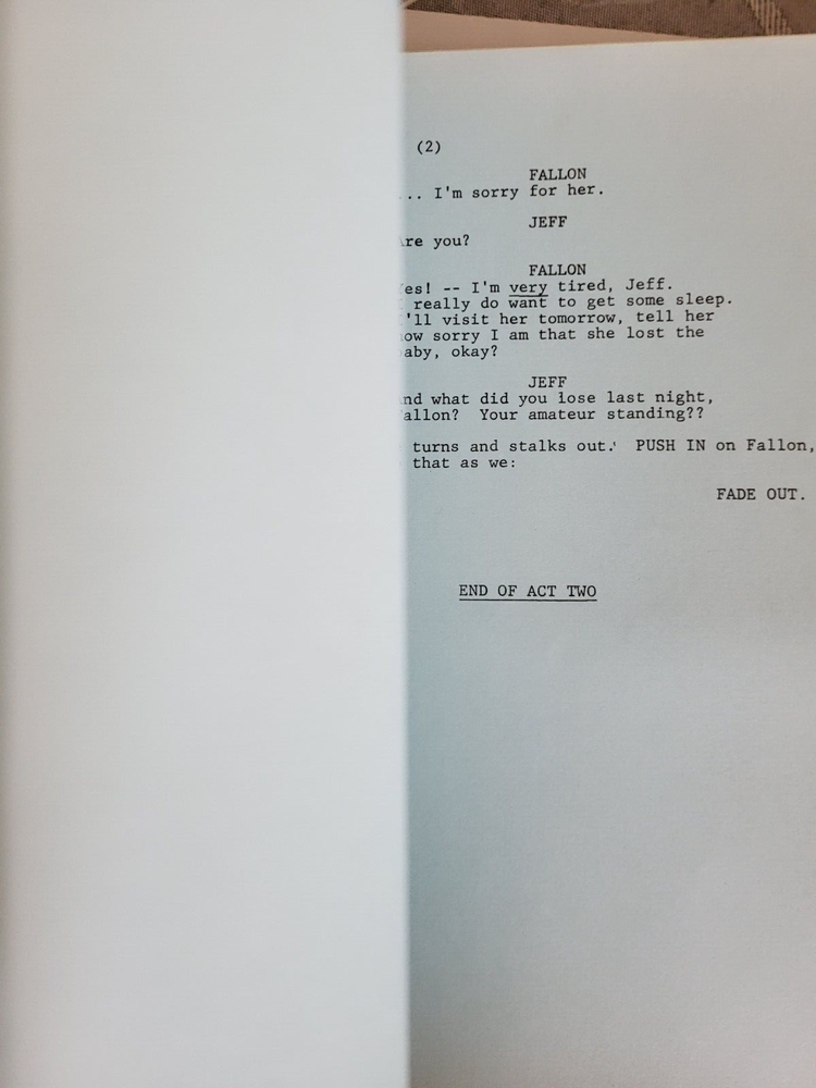 Dynasty Episode 20 Script 1981 Joan Collins Heather Locklear Linda Evans Final