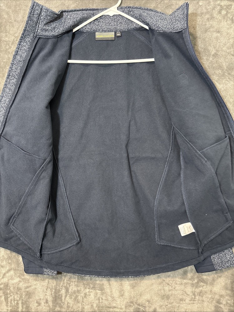 McDonalds Apparel Collection Jacket Size S Blue Full Zip Work Uniform Polyester