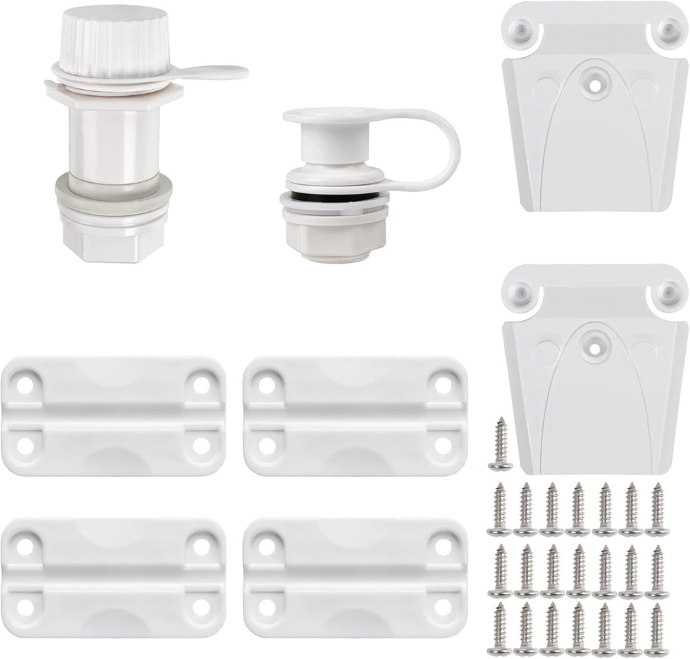 Cooler Replacement Parts Kit, for Igloo Ice Chest Plastic Hinges,Plastic Latch a