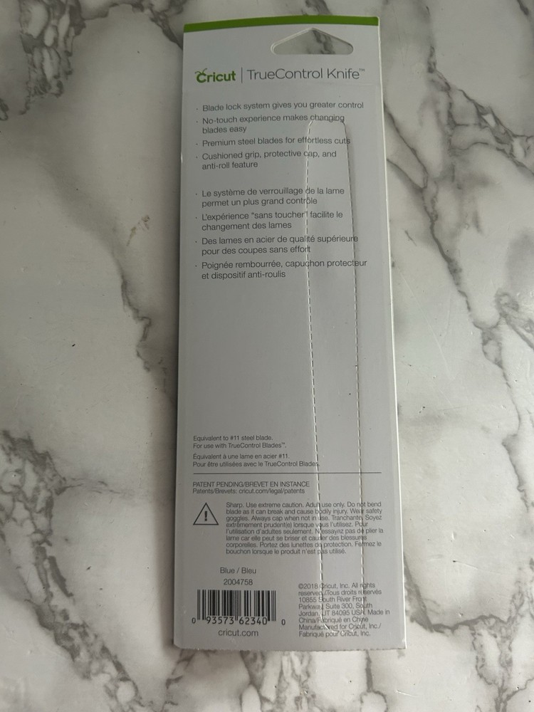 Cricut True Control Knife Blue New