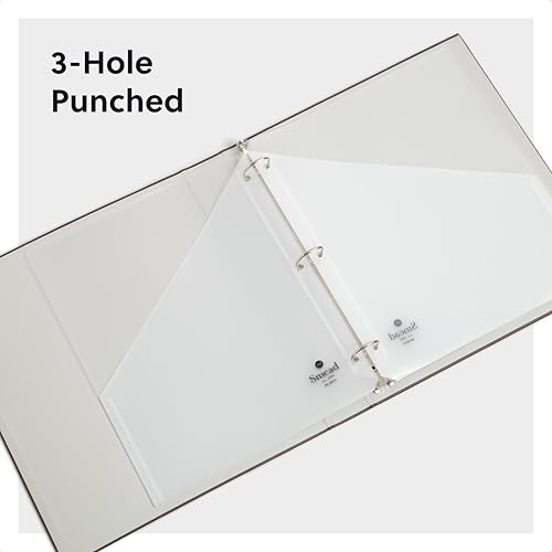 Organized Up Poly Translucent Slash File Jacket, Office Clear, 10 Count