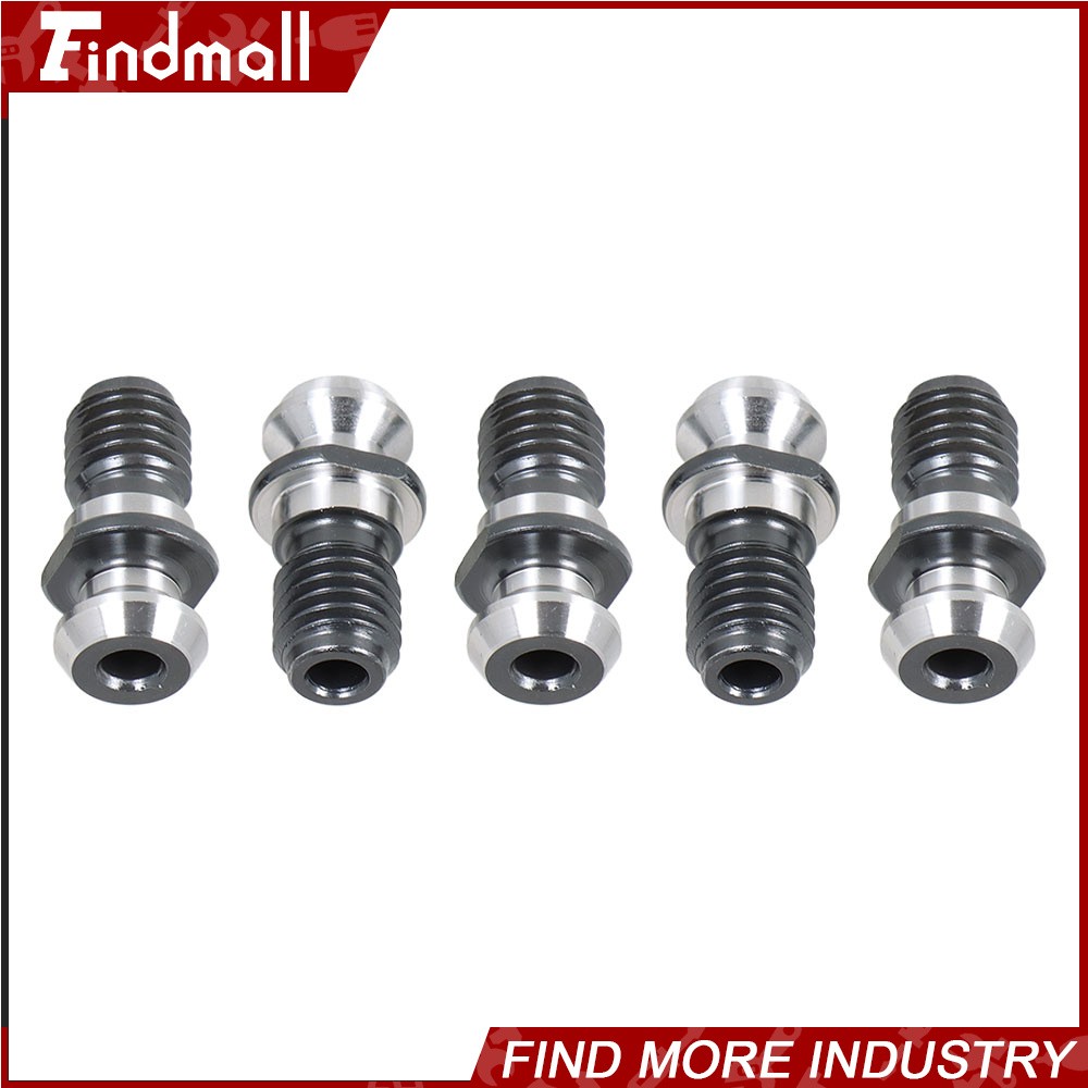 Findmall 10pc Coolant Pull Stud Retention Knob for CAT40 45°0.740"