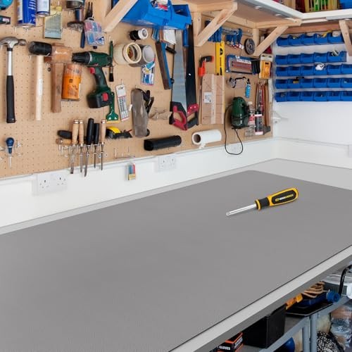 Plastic Table Cover Protector Waterproof Easy Flat PVC 36" x 60" Light Gray