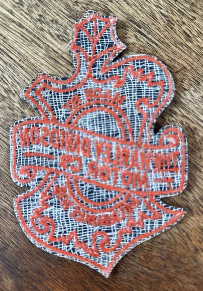 Vtg HARLEY DAVIDSON Motorcycle OAK LEAF Patch 5.5”