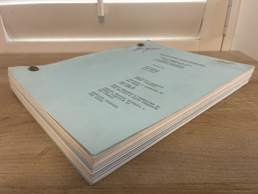 21st Grammy Awards Show (1979) Original Screenplay Script First Draft