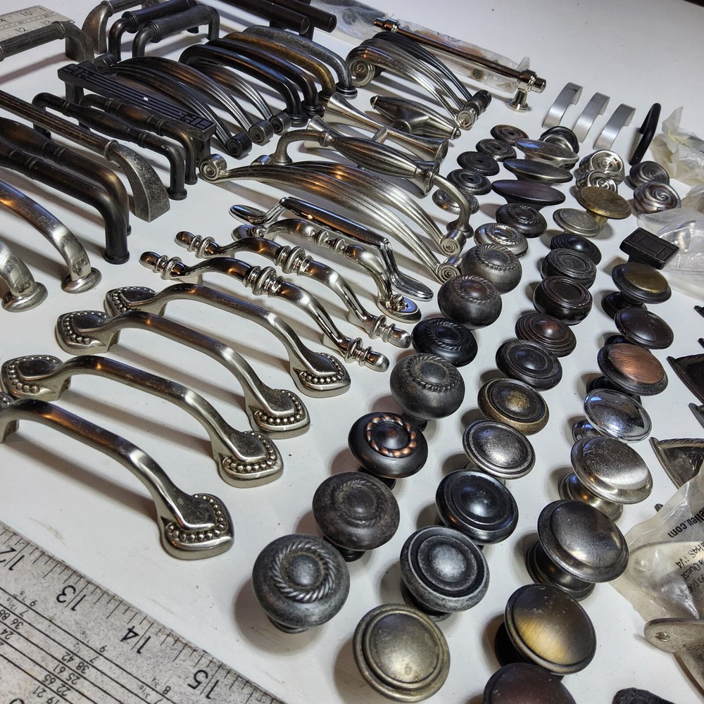 110 Designer drawer pulls dealer samples hardware craft repurpose decor upcycle