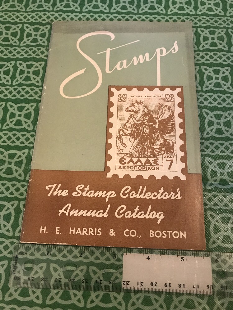 The Stamp Collectors Annual Catalog 3rd 1947 H.E. Harris & Co. Booklet FREE SHIP