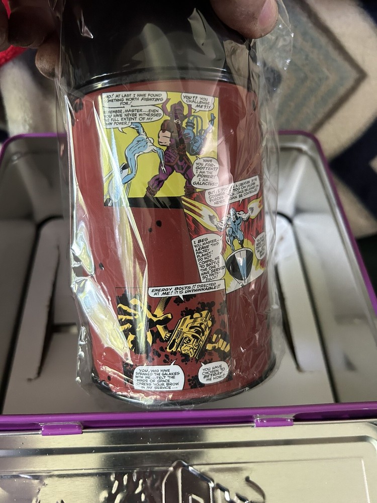 MARVEL GALACTUS LUNCHBOX w/ THERMOS! VG+!